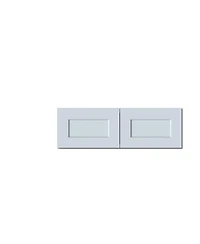 Boyel Living W36" Dove Short Wall Cabinet with Full Overlay Hdf Door for Custom Kitchen or Bathroom