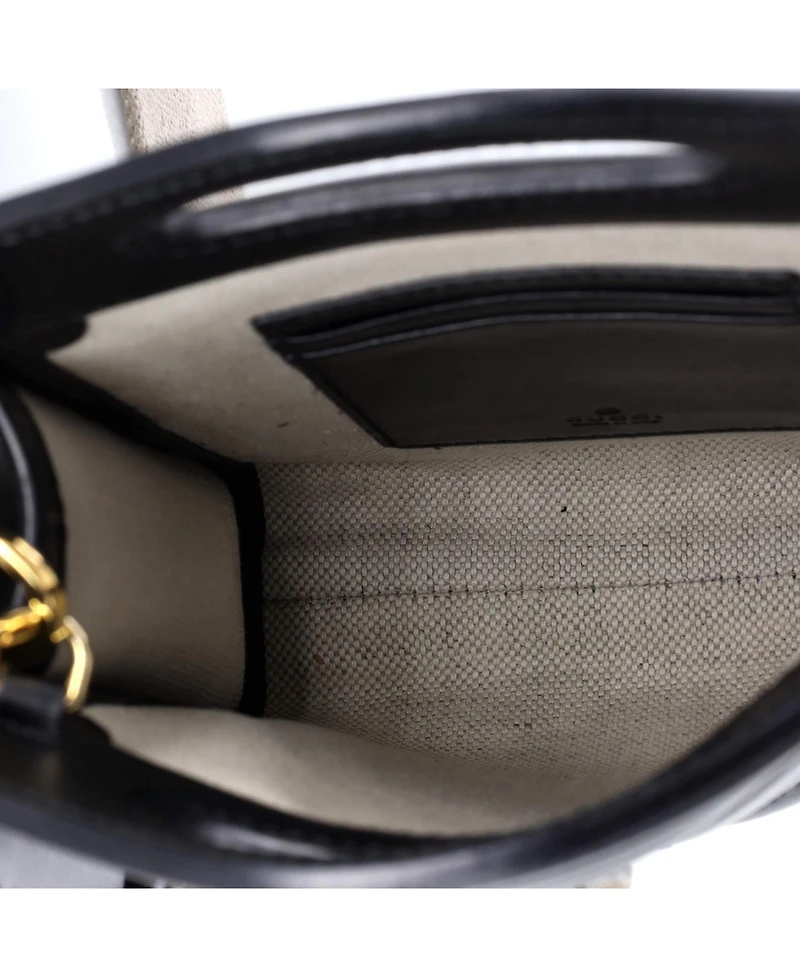 Pre-Owned Gucci Mini Top Handle Crossbody Bag Gg Matelasse Leather