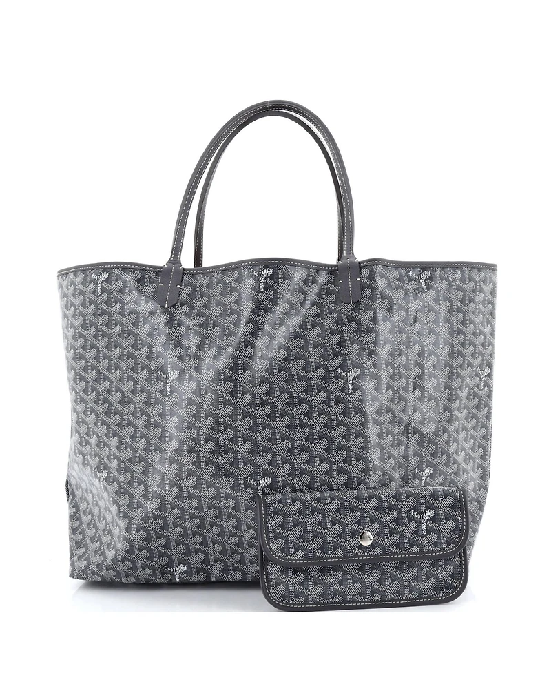 Pre-Owned Goyard Gm Saint Louis Reversible Tote Coated Canvas and Printed Canvas