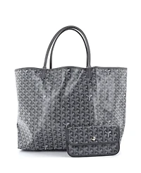 Pre-Owned Goyard Gm Saint Louis Reversible Tote Coated Canvas and Printed Canvas