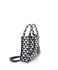 Pre-Owned Prada Small Symbole Shopper Tote Jacquard