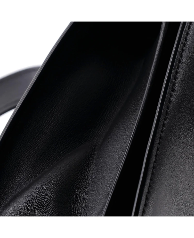 Pre-Owned Prada Small Pionniere Saddle Crossbody Bag City Calfskin