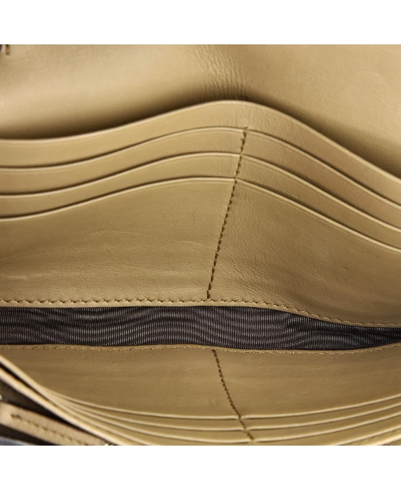 Pre-Owned Gucci Long Dionysus Chain Wallet Gg Coated Canvas