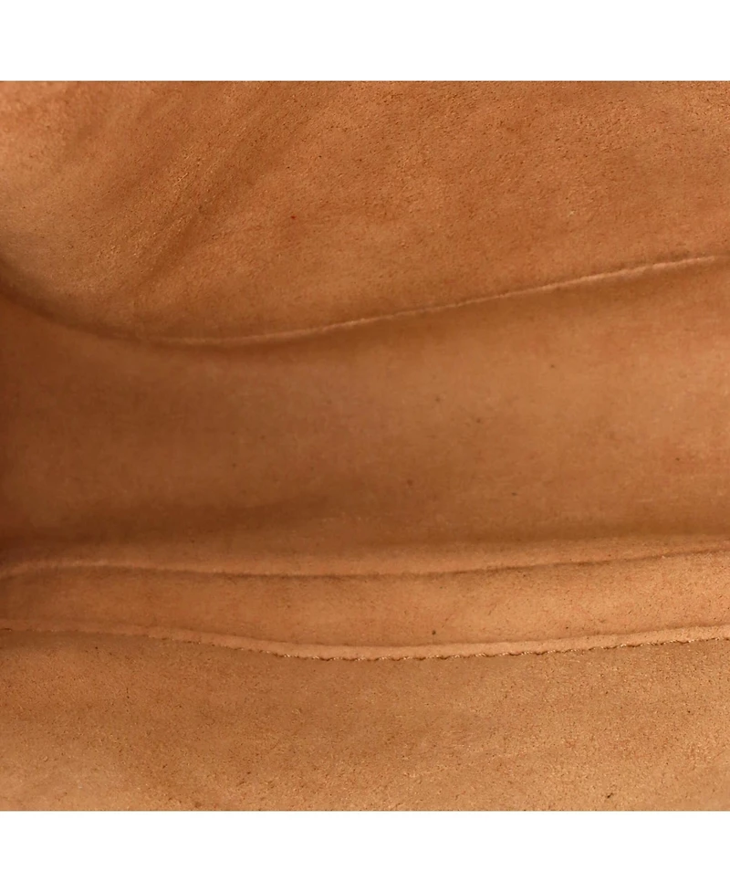 Pre-Owned Gucci Small Gg Marmont Shoulder Bag Diagonal Quilted Gg Canvas with Leather