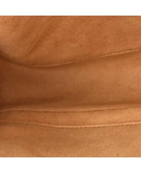 Pre-Owned Gucci Small Gg Marmont Shoulder Bag Diagonal Quilted Gg Canvas with Leather