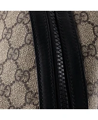 Pre-Owned Gucci Small Zip Pocket Backpack Gg Coated Canvas