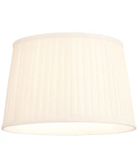 Springcrest Mapo 14" Top x 17" Bottom x 11" High x 11" Slant Lamp Shade Replacement Drum Softback Washer Harp Finial