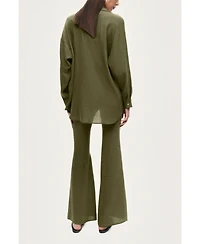 Nocturne Women's Relaxed Button-Down Shirt