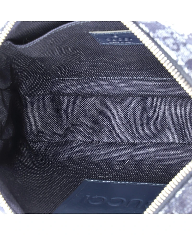 Pre-Owned Gucci Convertible Crossbody Bag Camouflage Gg Denim