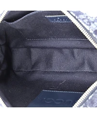 Pre-Owned Gucci Convertible Crossbody Bag Camouflage Gg Denim