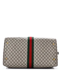 Pre-Owned Gucci Large Ophidia Convertible Boston Bag Gg Coated Canvas