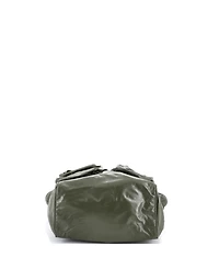Pre-Owned Prada Tall Triple Front Pocket Tote Leather