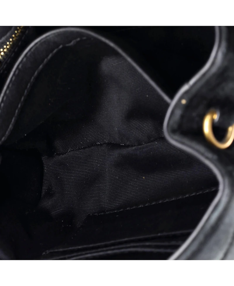 Pre-Owned Saint Laurent Toy Loulou Shoulder Bag Matelasse Chevron Suede