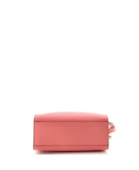Pre-Owned Gucci Small Gg Ribbon Tote Leather