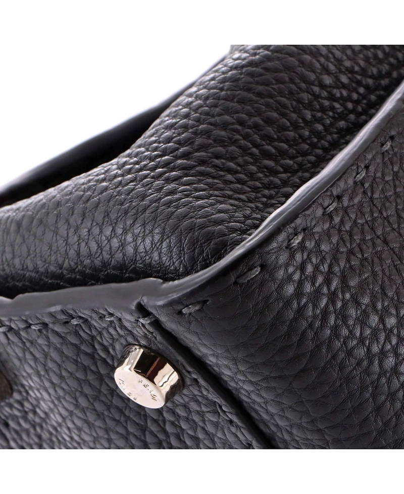 Pre-Owned Fendi Regular Selleria Peekaboo Bag Rigid Leather