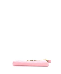 Pre-Owned Gucci Chain Wristlet Wallet Guccissima Leather