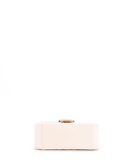 Pre-Owned Gucci Mini Gg Marmont Top Handle Flap Bag Matelasse Leather