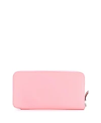 Pre-Owned Hermes Long Azap Zip Around Wallet Silk'in Epsom