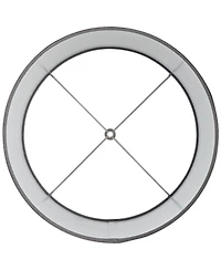 Springcrest Set of 2 Tapered Drum Lamp Medium 15" Top x 16" Bottom x 11" High Spider with Replacement Harp and Finial Fitting