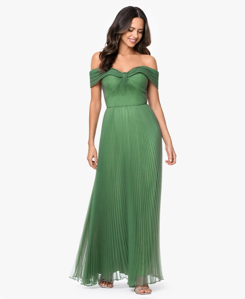 Xscape Women's Off-The-Shoulder Gown