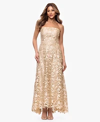 Xscape Women's Sleeveless Strapless Gown