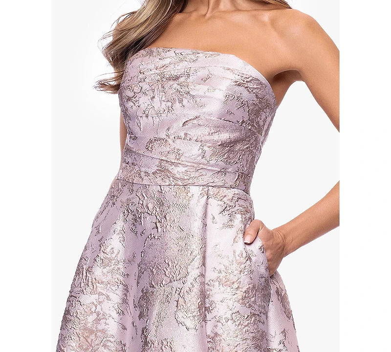 Xscape Women's Strapless Sleeveless Ball Gown