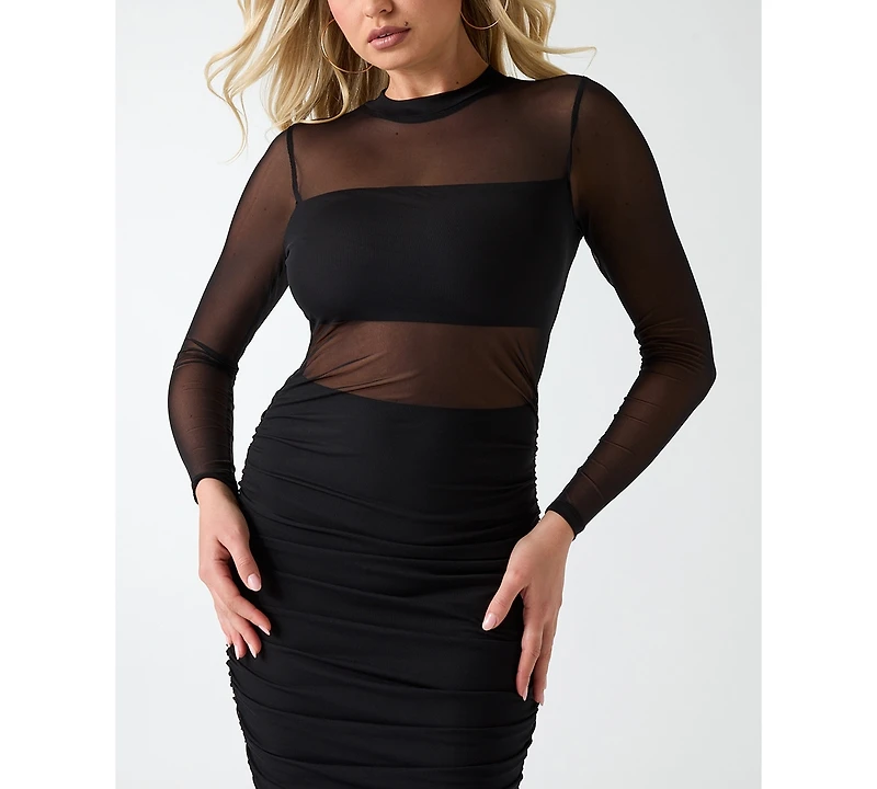 Guess Women's Long-Sleeve Rikki Dress