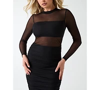 Guess Women's Long-Sleeve Rikki Dress