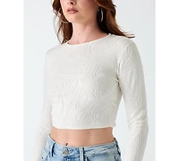 Guess Women's Crewneck Long-Sleeve Sweater
