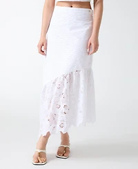 Guess Women's Pull-On Flared Midi Skirt