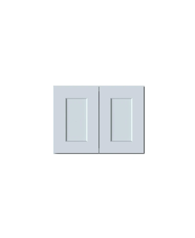 Boyel Living W24" Short Wall Cabinet with Full Overlay Hdf Door for Custom Kitchen or Bathroom