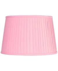 Springcrest 14" Top x 17" Bottom x 11" High x 11" Slant Lamp Shade Replacement Large Bright Empire Pleated Spider Harp Finial
