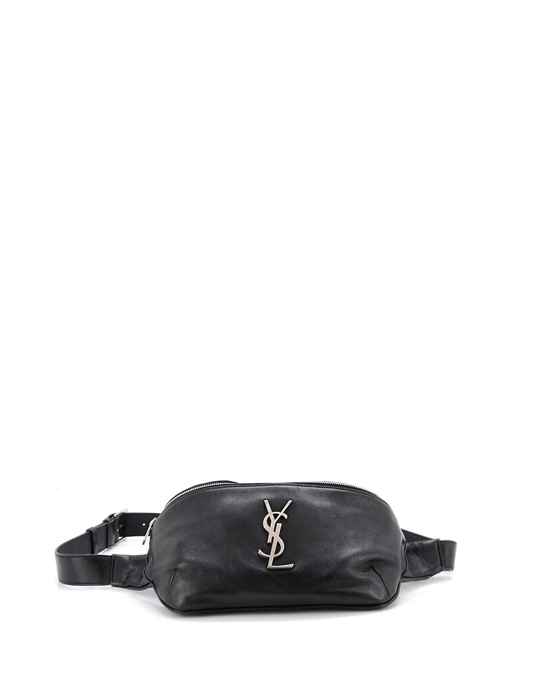 Pre-Owned Saint Laurent Classic Monogram Belt Bag Leather