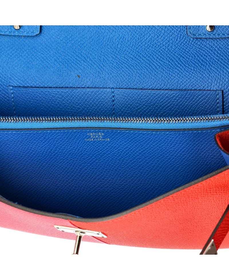 Pre-Owned HERMES Casaque Kelly To Go Wallet Epsom
