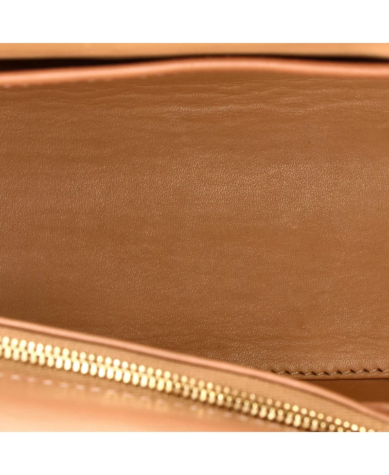 Pre-Owned Delvaux Mm Tempete Top Handle Bag Leather