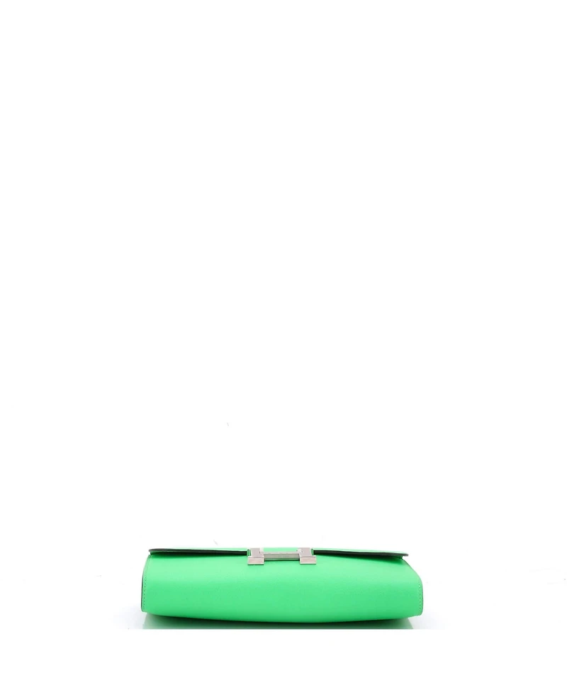 Pre-Owned HERMES Cavale Constance To Go Wallet Evercolor