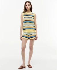 Tommy Hilfiger Women's Cotton Crochet Sleeveless Sweater