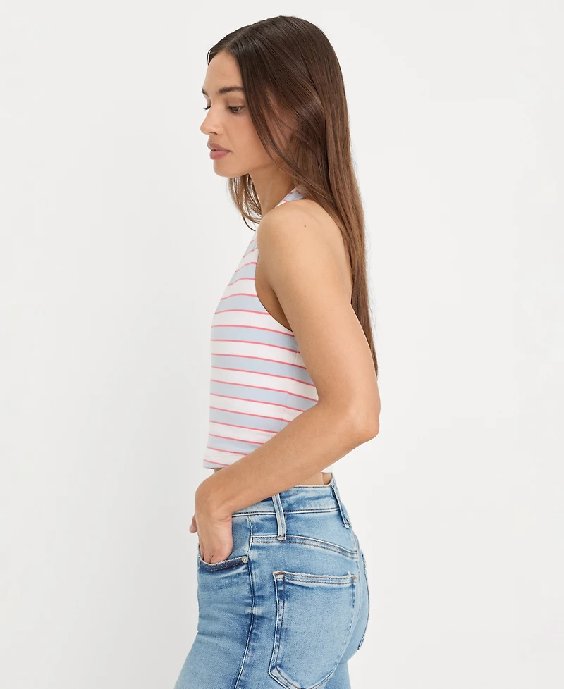 Good American Women's Halter Neck Sleeveless Top, Regular & Plus