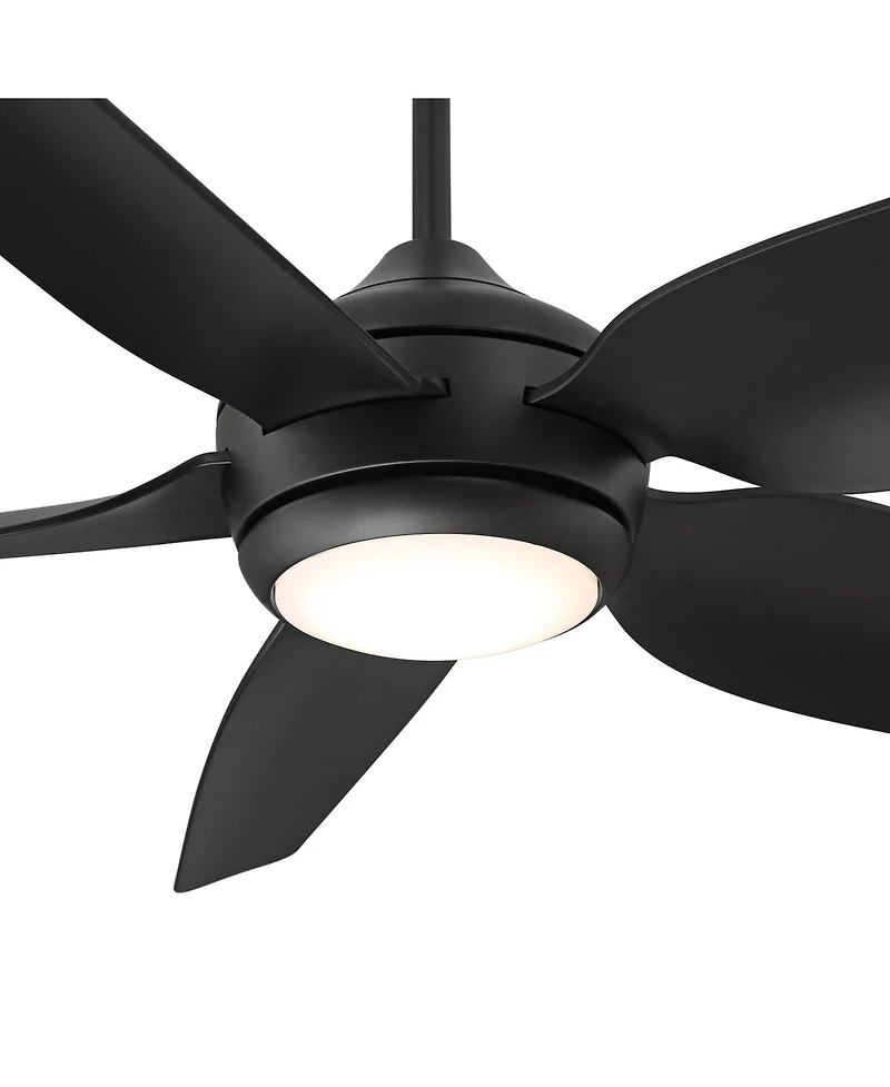 Casa Vieja 52" Modern Industrial Indoor Outdoor Ceiling Fan with Led Light Remote Control