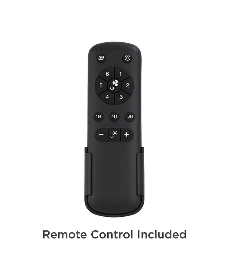 Casa Vieja 52" Delta-Wing Dc Modern Indoor Outdoor Ceiling Fan with Led Light Remote Control