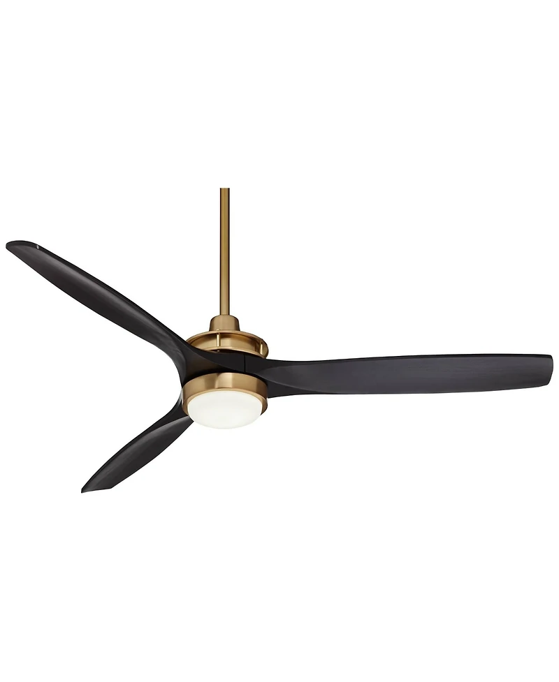 Casa Vieja 52" Windspun 3-Blade Led Indoor Ceiling Fan with Remote Control