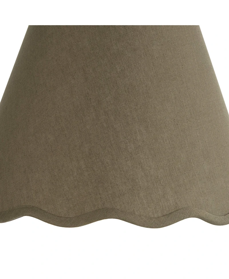 Springcrest Sage Scallop Empire Shade 6x12x9.5x9 (Spider)