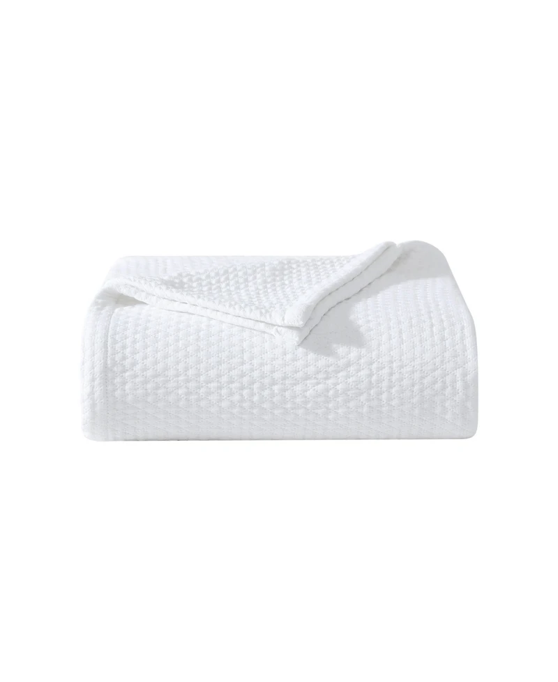 Vera Wang Solid Matelesse Cotton Blanket, King