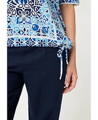 Olsen Women's Panneaux Tile Print T-Shirt