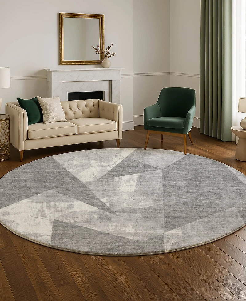 Addison Mayfield AMF1838 8' x 8' Round Area Rug