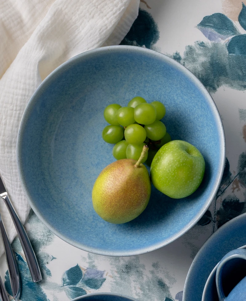 Noritake Colorwave Kiln Azure 64 oz. Round Vegetable Bowl