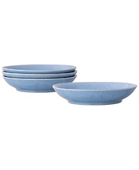 Noritake Colorwave Kiln Azure Coupe Pasta Bowls, Set of 4