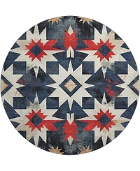 Addison Mayfield AMF1893 8' x 8' Round Area Rug