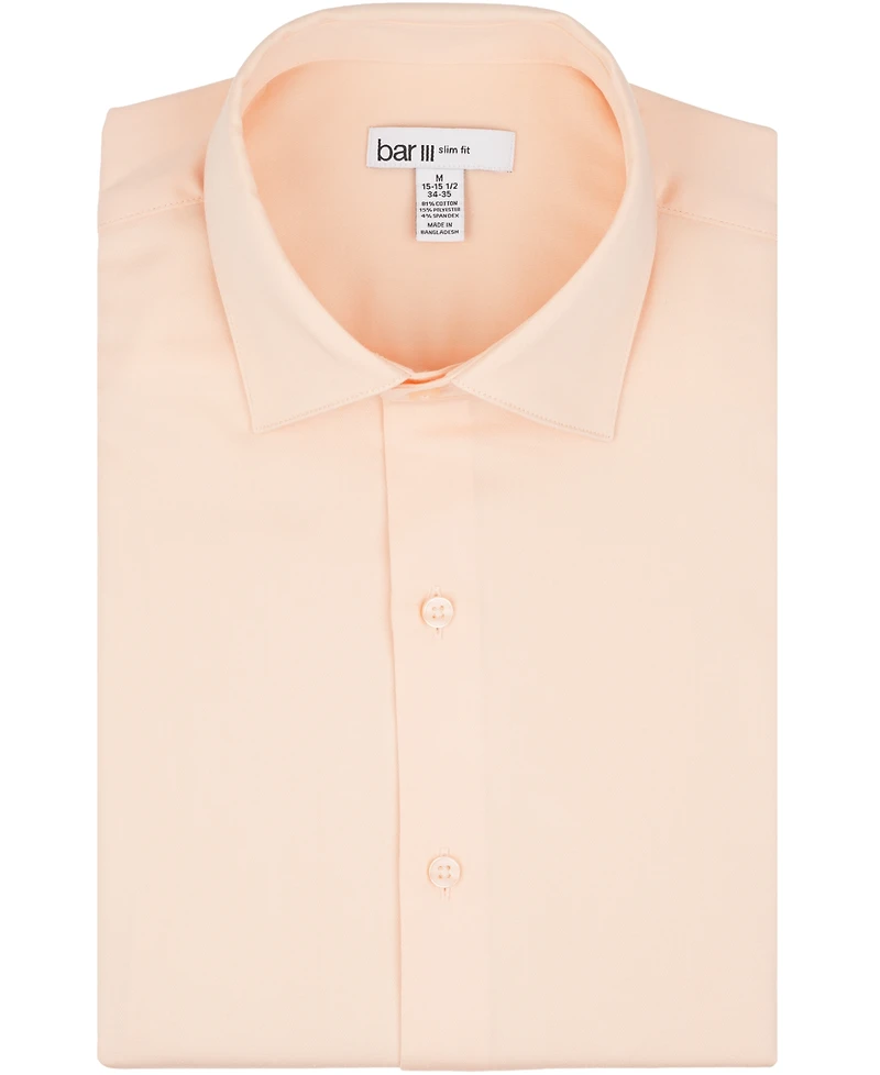 Bar Iii Men's Diamond Dobby Slim Fit Dress Shirt, Macy's Exclusive