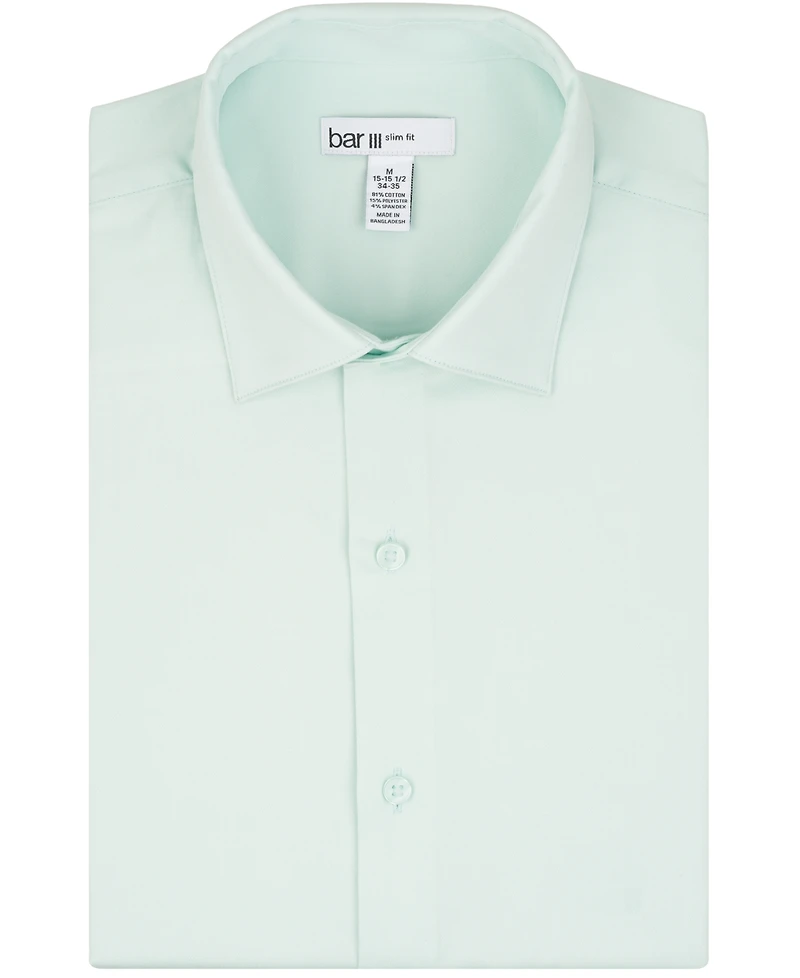 Bar Iii Men's Diamond Dobby Slim Fit Dress Shirt, Macy's Exclusive